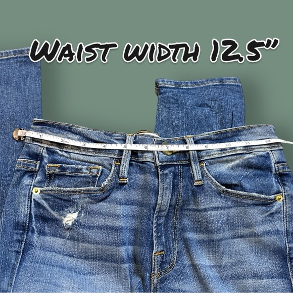 🎉HP🎉 NWOT FRAME Distressed Le Skinny De Jeanne in Laurel Wash. Size 27 - Picture 5 of 16